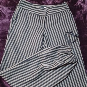 Black & Grey striped pants